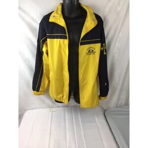 Vintage Pear Connection Windbreaker Jacket Size M Patches Distressed AS-IS